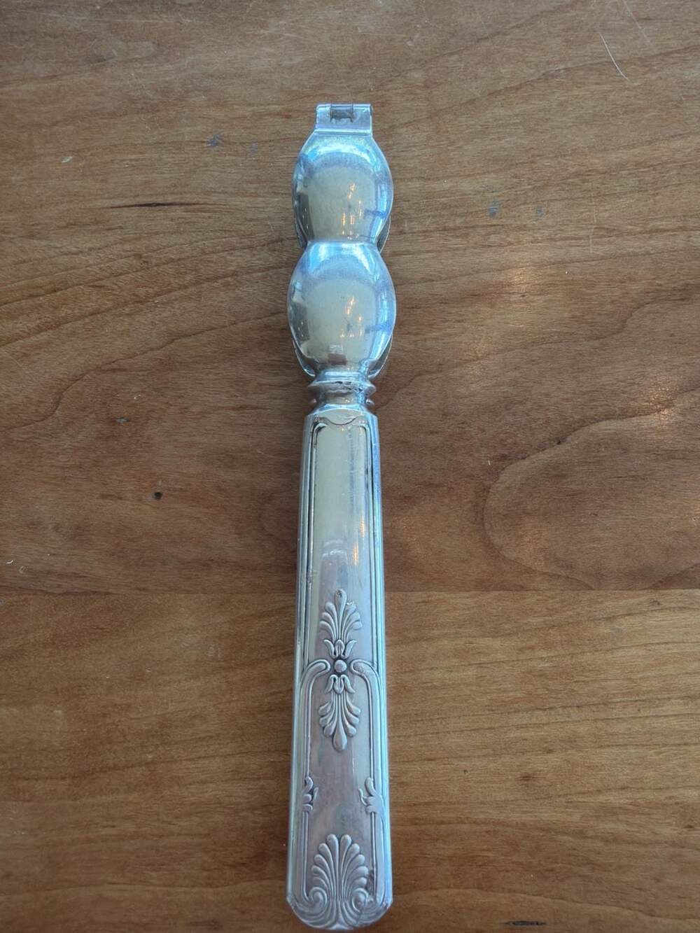 VINTAGE ORNATE SILVER PLATED SHELL FISH CRAB LOBSTER TOOL NUT CRACKER